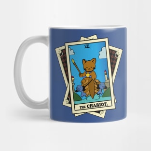 TAROT CARDS DECK | THE CHARIOT. | FORTUNE CAT Mug